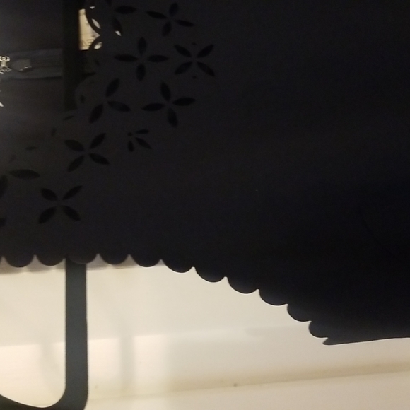 J Crew Scalloped Dress size 6 navy blue - Picture 3 of 11